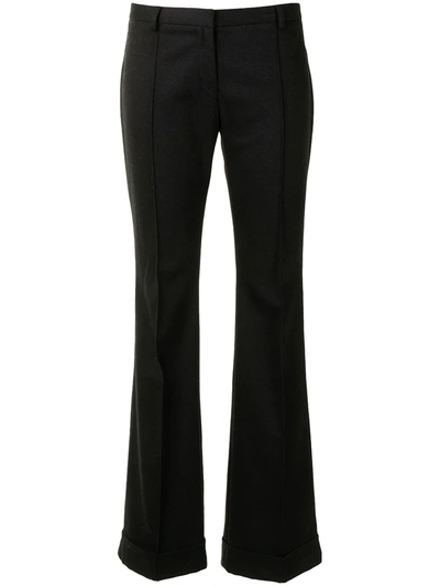 Pre-owned Balenciaga Tailored Flared Trousers In Black