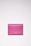 Acne Studios Bifold Card Holder Fuchsia Pink