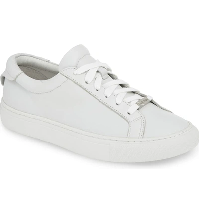 Jslides Lacee Sneaker In White Leather