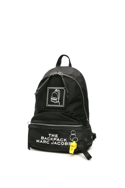 Marc Jacobs Pictogram Backpack In Black