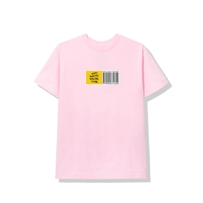 Pre-owned Anti Social Social Club (japan Only) Baguette Tee Pink