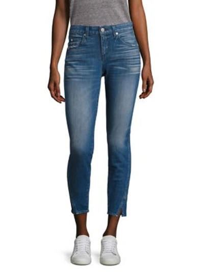 Amo Skinny Cropped High-waisted Jeans In Something