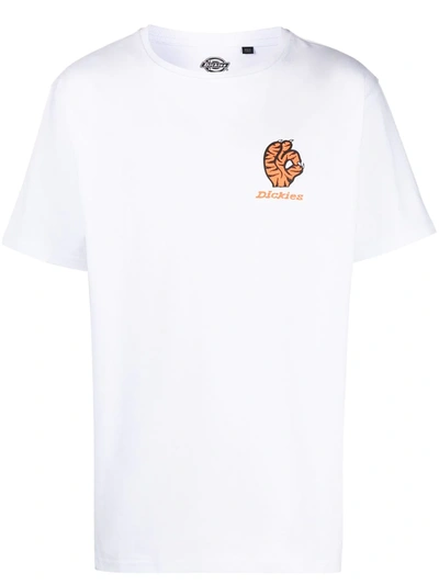 Dickies Schriever Tiger T-shirt In White