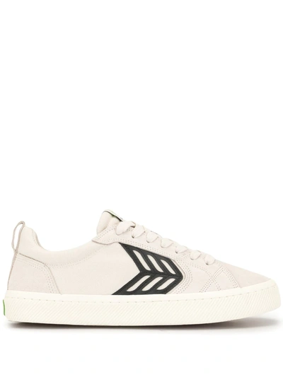 Cariuma Womens White Ladies Catiba Pro Suede And Organic-cotton Skate Shoes 5.5 In White/leopard Print