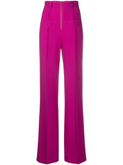 N°21 High Waist Tailored Trousers In Pink