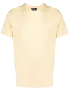Apc Logo Print Short-sleeved T-shirt In Yellow