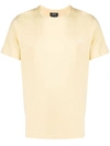 Apc Logo Print Short-sleeved T-shirt In Light Yellow