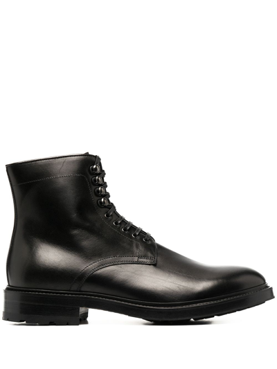 Scarosso William Ii Boots In Black - Calf