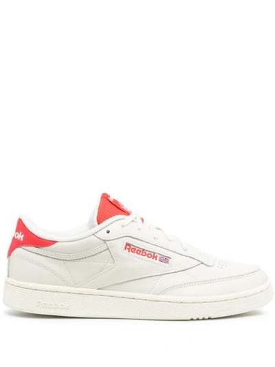Reebok Logo Print Sneakers In White