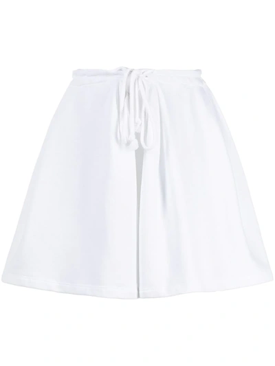 Baserange Drawstring-waist Shorts In White