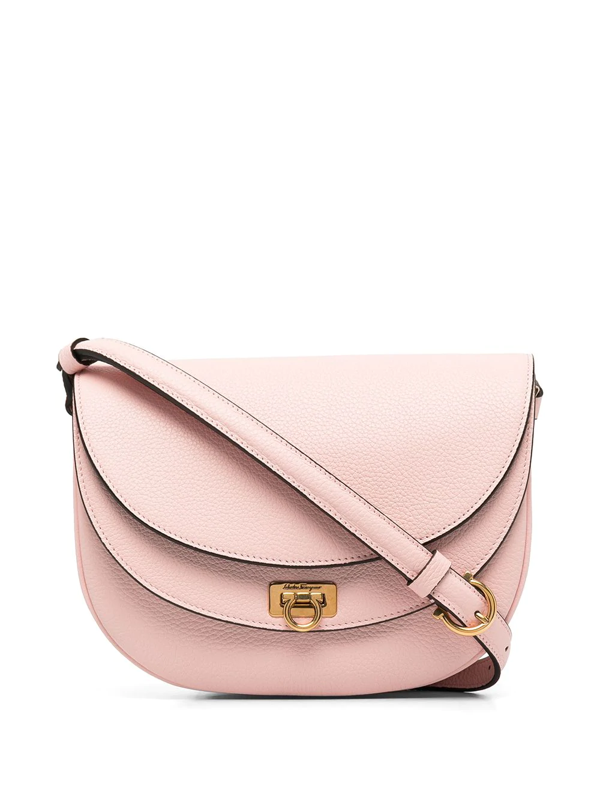 Salvatore Ferragamo Travel Leather Crossbody Bag In Pink ModeSens