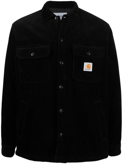 Carhartt Whitsome Corduroy Shirt Jacket In Black