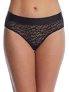 Dkny Women's Leopard Lace Bikini Underwear In Black