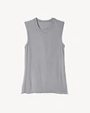 Nili Lotan Muscle Tee In Cloud Grey