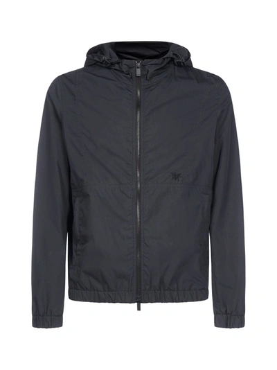 Dior Homme X Shawn Stussy Hooded Jacket In Black