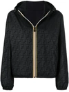 Fendi Women's Outerwear Jacket Blouson  Reversibile K-way In Black