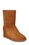 Ugg (r) Classic Femme Wedge Bootie In Chestnut Suede