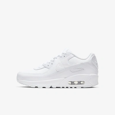 Nike Air Max 90 Ltr Big Kidsâ Shoes In White