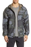 Alo Yoga Stride Camo Hooded Jacket In Black Camouflagednu