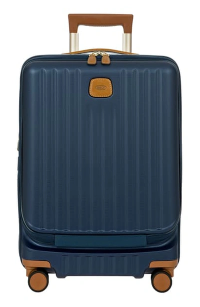 Bric's Capri 2.0 21-inch Expandable Rolling Carry-on In Matte Blue