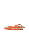 Tory Burch Printed Thin Flip-flop In Poppy Red/legacy Paisley