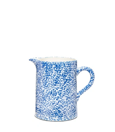 Tory Burch Spongeware Small Pitcher In Blue