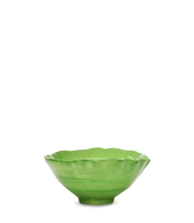 Tory Burch Lettuce Ware Soup Bowl, Set Of 4 In Green