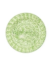 Tory Burch Spongeware Dinner Plate, Set Of 2 In Green/sponge