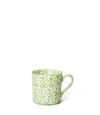 Tory Burch Spongeware Mug, Set Of 4 In Green/sponge