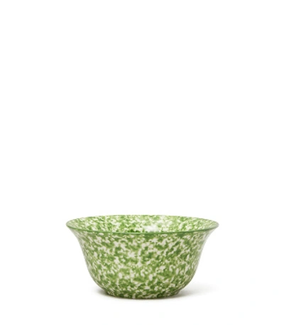 Tory Burch Spongeware Small Bowl, Set Of 4 In Green/sponge