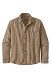Patagonia Regular Fit Organic Cotton Flannel Shirt In Spmy