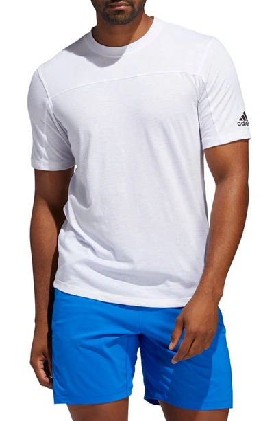 Adidas Originals Tky Camo Aeroready Performance T-shirt In White