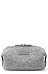 Dagne Dover Small Hunter Neoprene Toiletry Bag In Heather Grey