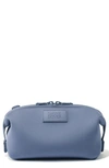 Dagne Dover Small Hunter Neoprene Toiletry Bag In Ash Blue