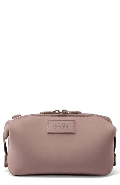 Dagne Dover Small Hunter Neoprene Toiletry Bag In Dune
