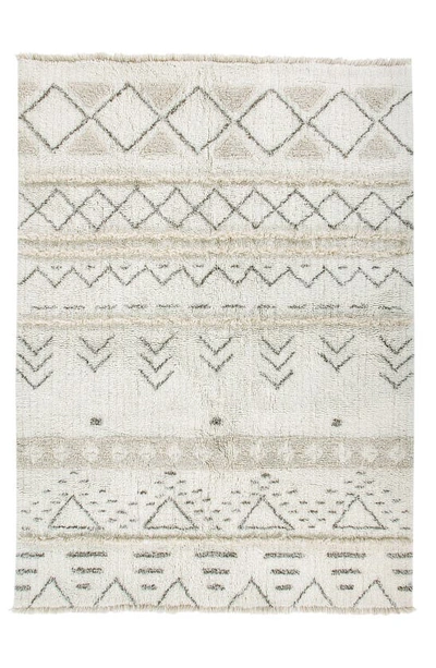 Lorena Canals Lakoda Washable Wool Rug In Natural Sandstone