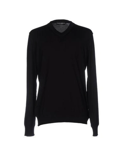 Dolce & Gabbana Sweaters In Black