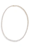 Nordstrom Graduated Cubic Zirconia Collar Necklace In Clear- Gold