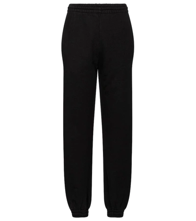 Off-white Cotton Tracksuit Bottoms In Black