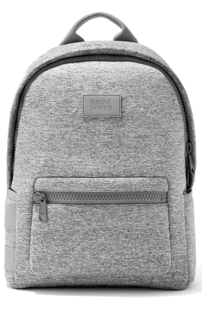 Dagne Dover Medium Dakota Neoprene Backpack In Heather Grey