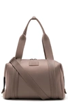 Dagne Dover Medium Landon Neoprene Carryall Duffle Bag In Dune