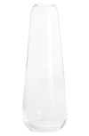 Hawkins New York Aurora Slim Drop Vase In Clear