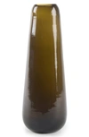 Hawkins New York Aurora Slim Drop Vase In Dark Olive