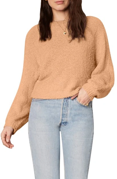 Cupcakes And Cashmere Perri Boucle Sweater In Camel