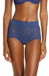 Wacoal Halo Lace Briefs In Blueprint
