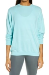 Alo Yoga Soho Pullover In Blue Quartz