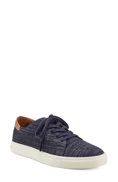 Lucky Brand Leigan Casual Sneakers Women's Shoes In Peacoat Fabric