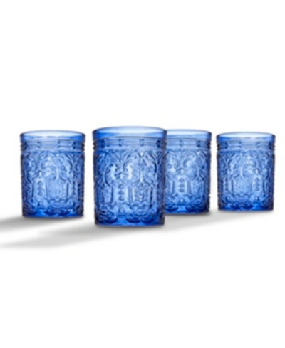 Godinger Jax Double Old Fashion - Set Of 4 In Blue