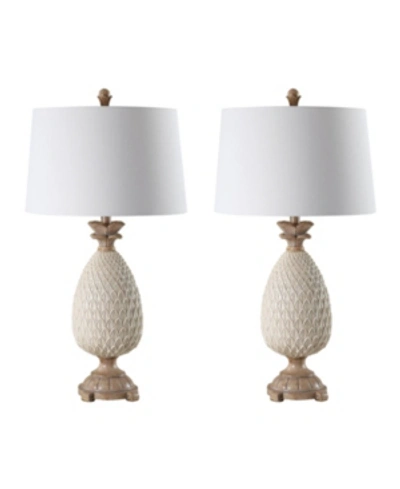 Safavieh Briar Set Of 2 Table Lamp In Creme