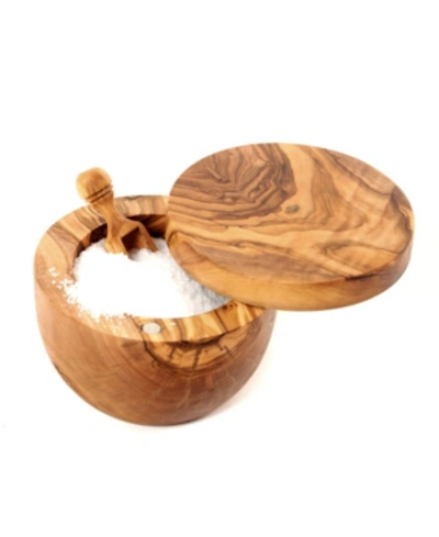Beldinest Olive Wood Salt Cellar In No Color